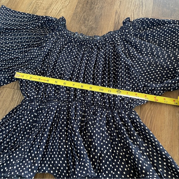 Anthropologie Flawless polka dot top M - Picture 6 of 6